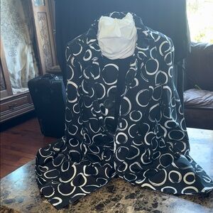 Sunny Leigh Black and White Patterned Jacket